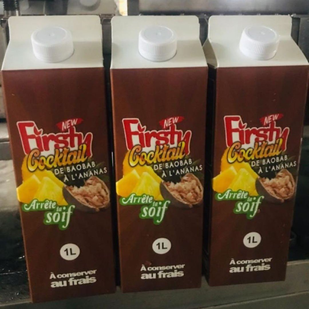 bouteille  baobob ananas